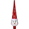 Käthe Wohlfahrt Baumspitze "Schneemann", Rot, 30Cm