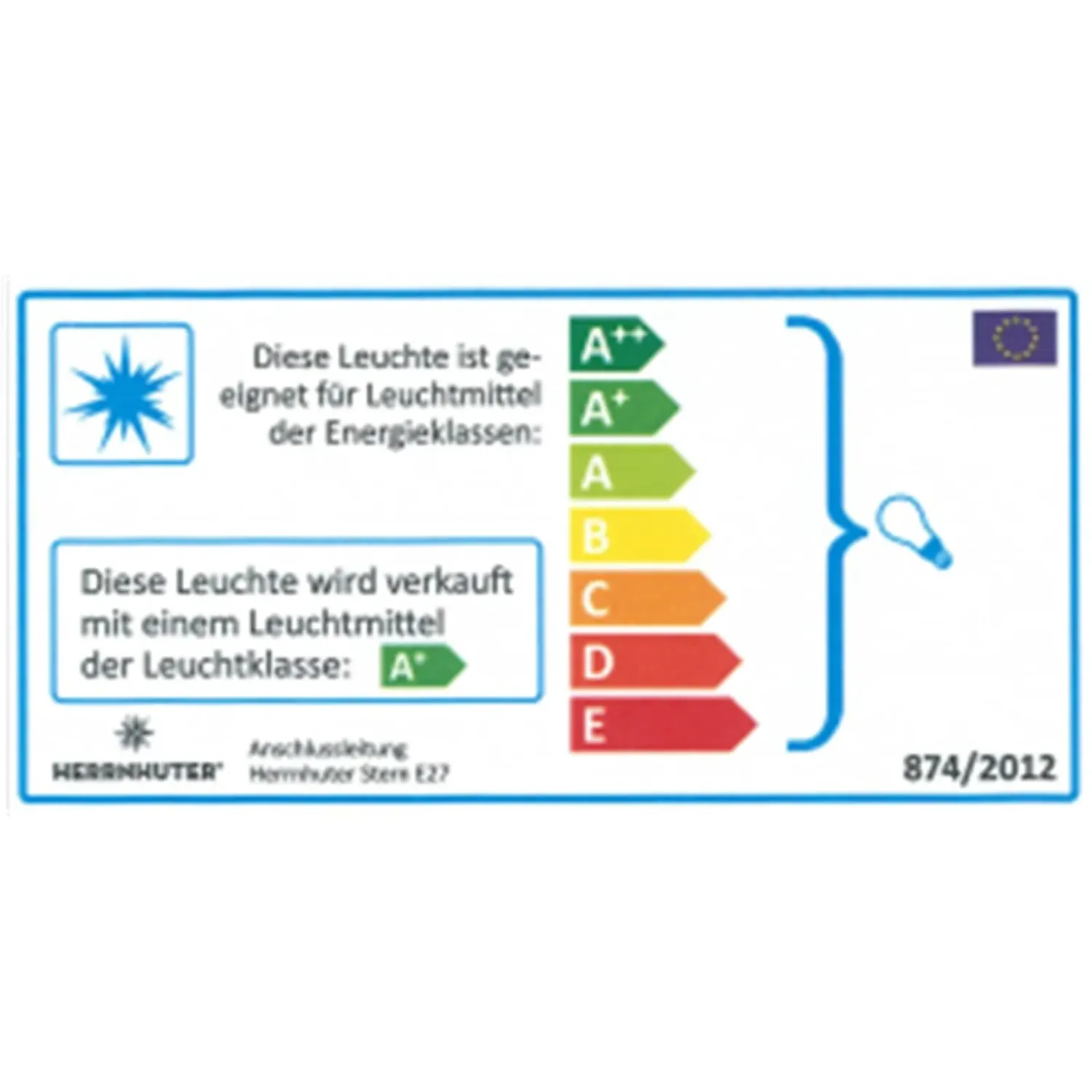 Herrnhuter Sterne Beleuchtungskabel Fur A4/A7, Rot, 10M
