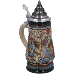 Käthe Wohlfahrt Bierkrug Mit Zinndeckel