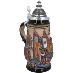 Käthe Wohlfahrt Bierkrug Mit Zinndeckel 