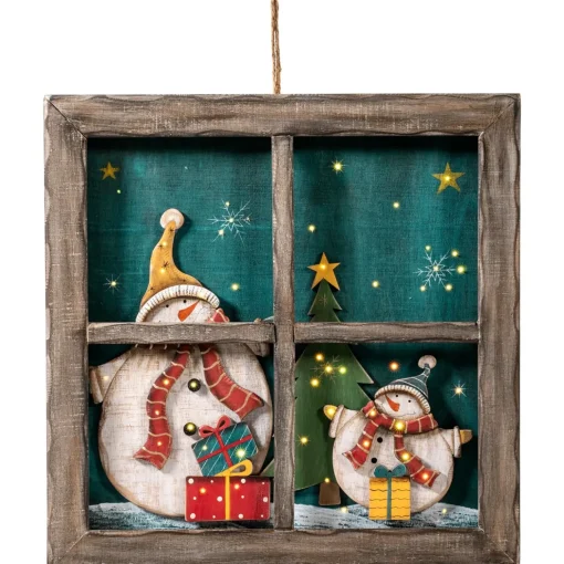 Käthe Wohlfahrt Deko-Fenster "Weihnachtsabend"