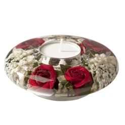 Käthe Wohlfahrt Dreamlight "Pretty Rose" - Kerzenhalter Ufo Mini