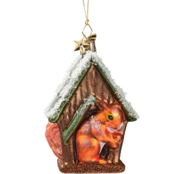 Poesie in Glas Eichhornchen Im Vogelhaus