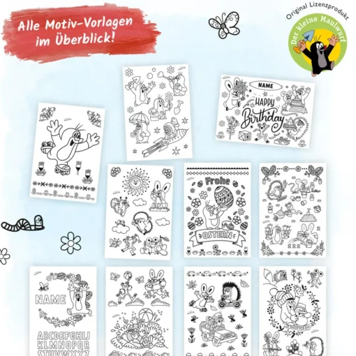 Trötsch Verlag Fensterbilder Kleiner Maulwurf