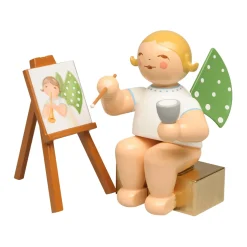 WENDT & KÜHN Geburtstagsengel 2023, Mit Staffelei