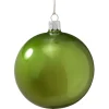 Käthe Wohlfahrt Glaskugel Opal Grun, 10 Cm