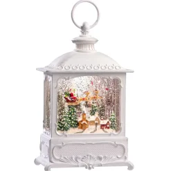 KONSTSMIDE Led Schneelaterne "Weihnachtsmanns Reise", 25 Cm