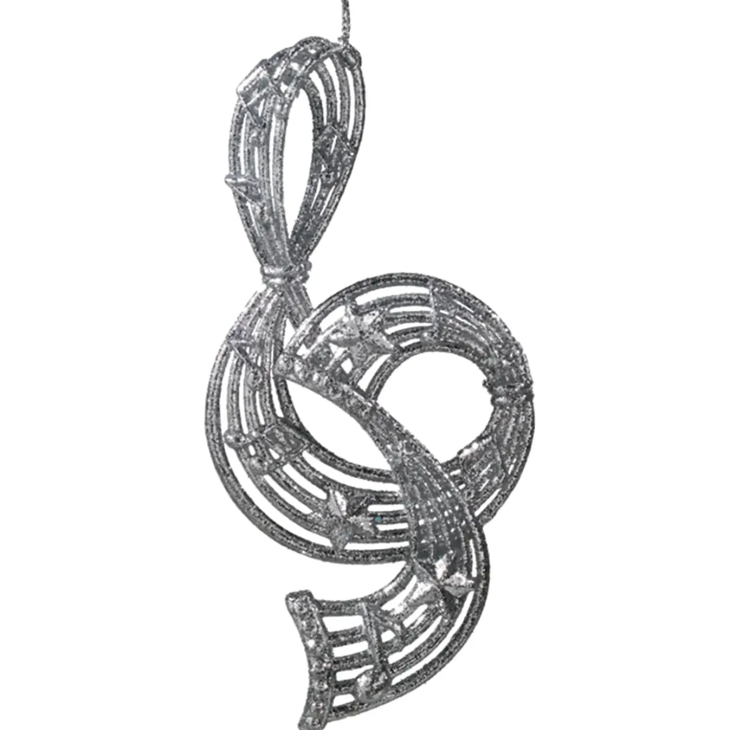 Käthe Wohlfahrt Notenschlussel,Silber