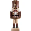 HODREWA Nussknacker "Gardesoldat", Braun/Lasiert, 20,5 Cm