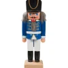 HODREWA Nussknacker "Husar" Blau, 14,5Cm