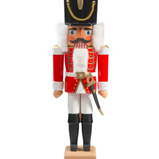 HODREWA Nussknacker "Husar" Rot, 36Cm