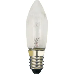 Käthe Wohlfahrt Riffelkerzen, 34V/3W/E10, Hohe 40Mm
