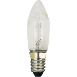 Käthe Wohlfahrt Riffelkerzen, 55V/3W/E10, Hohe 40Mm