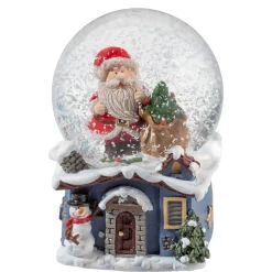 Käthe Wohlfahrt Schneekugel "Weihnachtsbesuch"