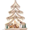 Käthes Original Schwibbögen "Tanne Winterwald", 115V Mit Usb A-Anschluss