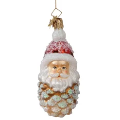 Poesie in Glas Tannenzapfen Nikolaus