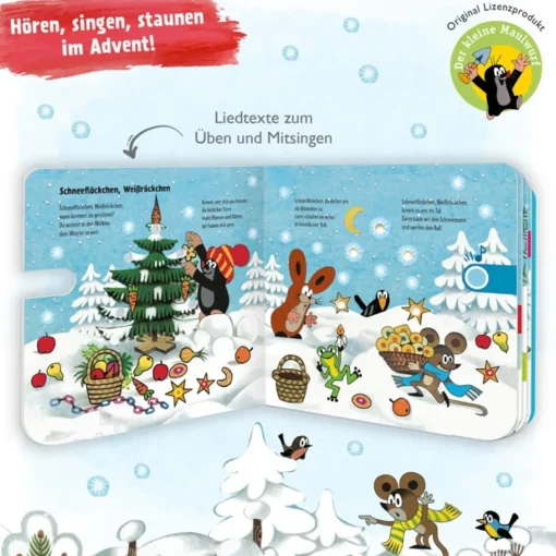 Trötsch Verlag Weihnachts-Soundbuch "Der Kleine Maulwurf"